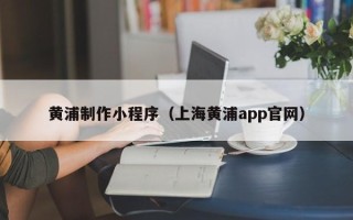 淄博黄浦制作小程序（上海黄浦app官网）