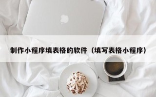 淄博制作小程序填表格的软件（填写表格小程序）